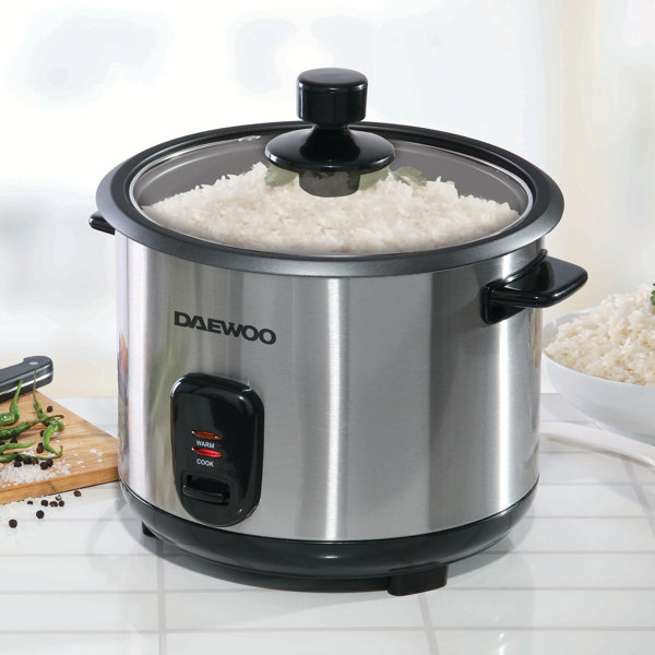 Daewoo 1.8 L Rice Cooker with Steaming Basket & Reviews Wayfair.co.uk